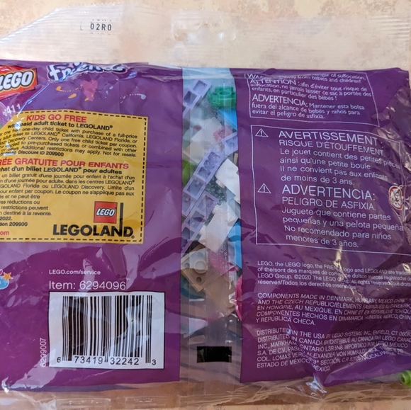 LEGO Friends Polybag Chocolate Box Flower Set Heart Tulip New Summer Activity - Picture 2 of 2